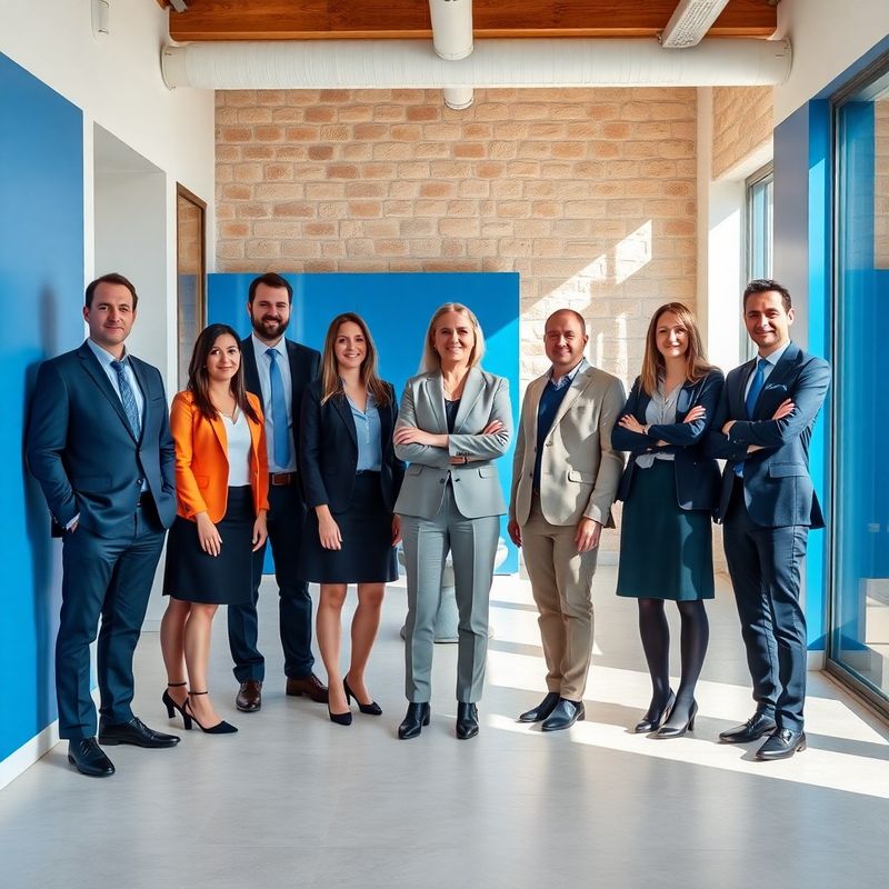 Grupni portret tima Novi Grupe u uredu u Osijeku