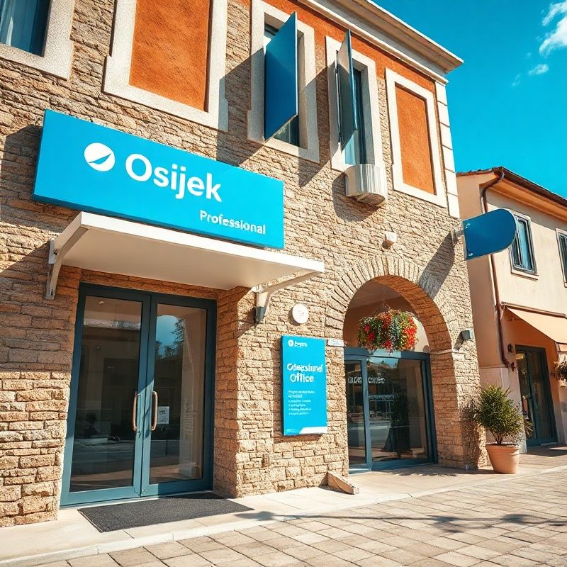 Ulaz u poslovnu zgradu Novi Grupe u Osijeku